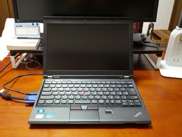 ThinkPad-X230-外付けモニタ