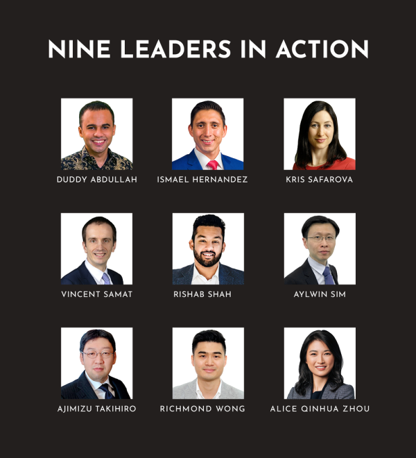 Book, NINE LEADERS IN ACTION, written by 9 co-authors